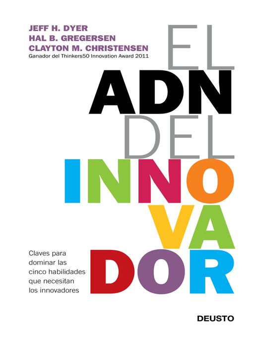 Title details for El ADN del innovador by Jeff Dyer - Wait list